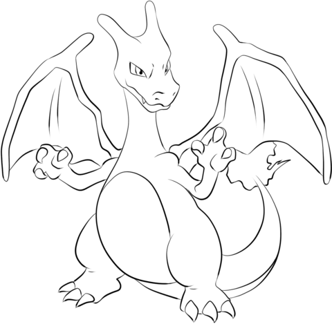 Charizard  Coloring Page